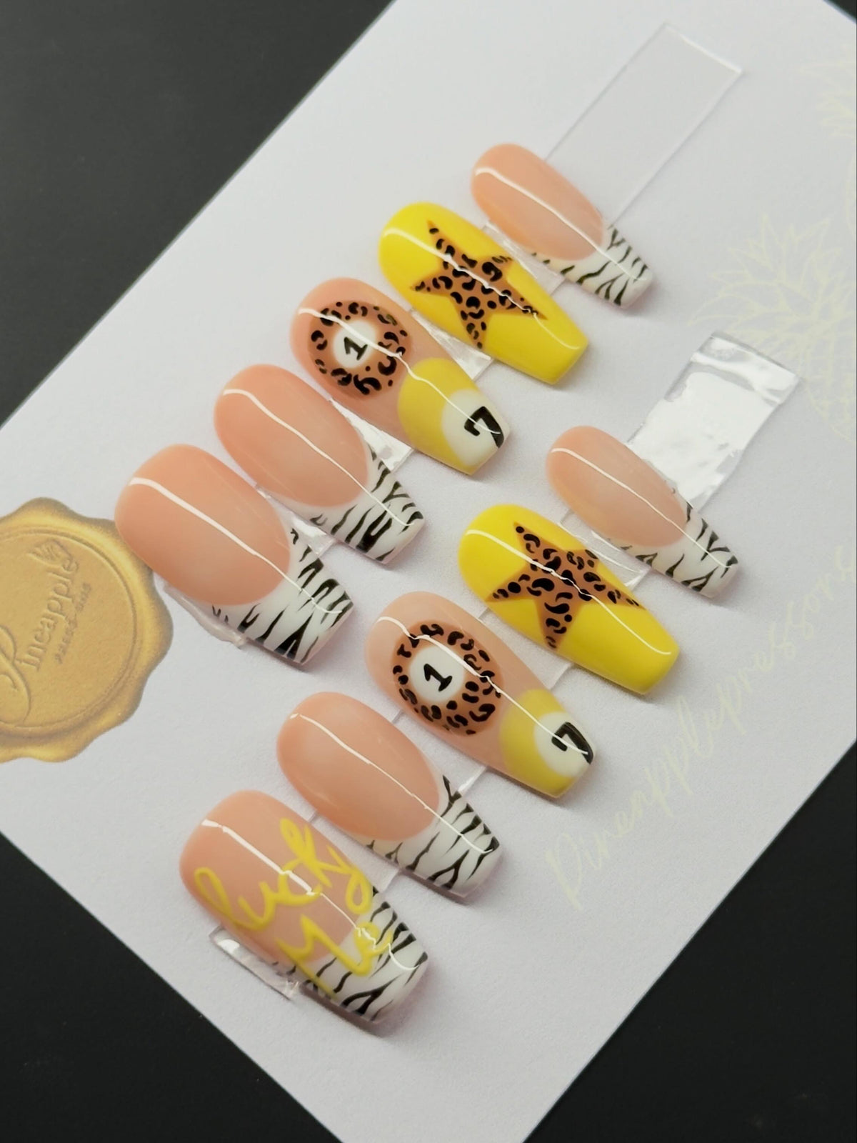 Lucky Me | Yellow - Zebra - Cheetah